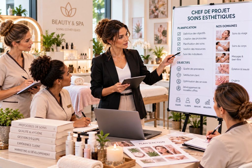 Chef de projet soins esthetiques